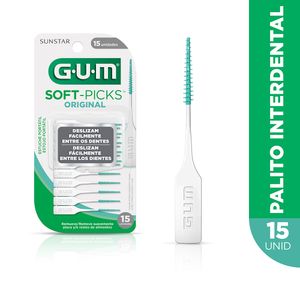 Palito Interdental GUM Soft Picks Original com 15 Unidades