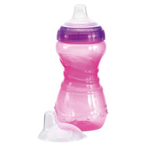 Copo de Treinamento Kuka Fun Antivazamento Rosa 330ml