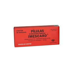 Imescard Pílulas Ervas De Bichos 36 Drágeas