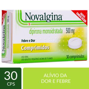 Novalgina 500mg 30 Comprimidos