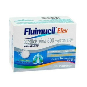 Fluimucil 600mg 16 Comprimidos Efervescentes