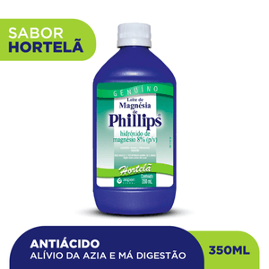 Leite De Magnesia Phillips Sabor Hortelã 350ml
