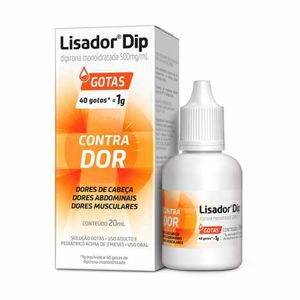 Lisador Dip 500Mg Gotas 20ml