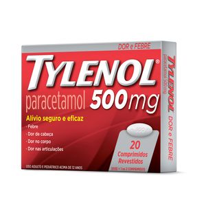 Tylenol 500mg 20 Comprimidos