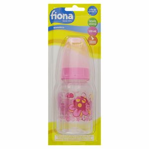 Mamadeira Lillo Super Divertida Silicone Rosa 260ml