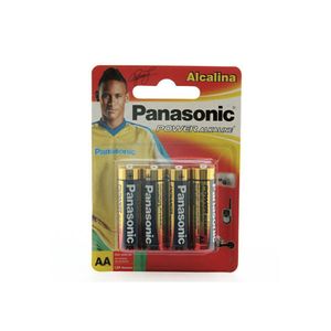 Pilha Panasonic Alcalina AA 4unidades