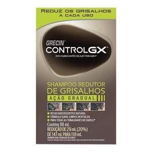 Shampoo Redutor de Grisalho Grecin Control Gx 118ml