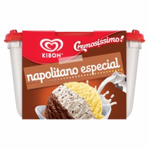 Sorvete Kibon Cremosíssimo Napolitano Especial 2L
