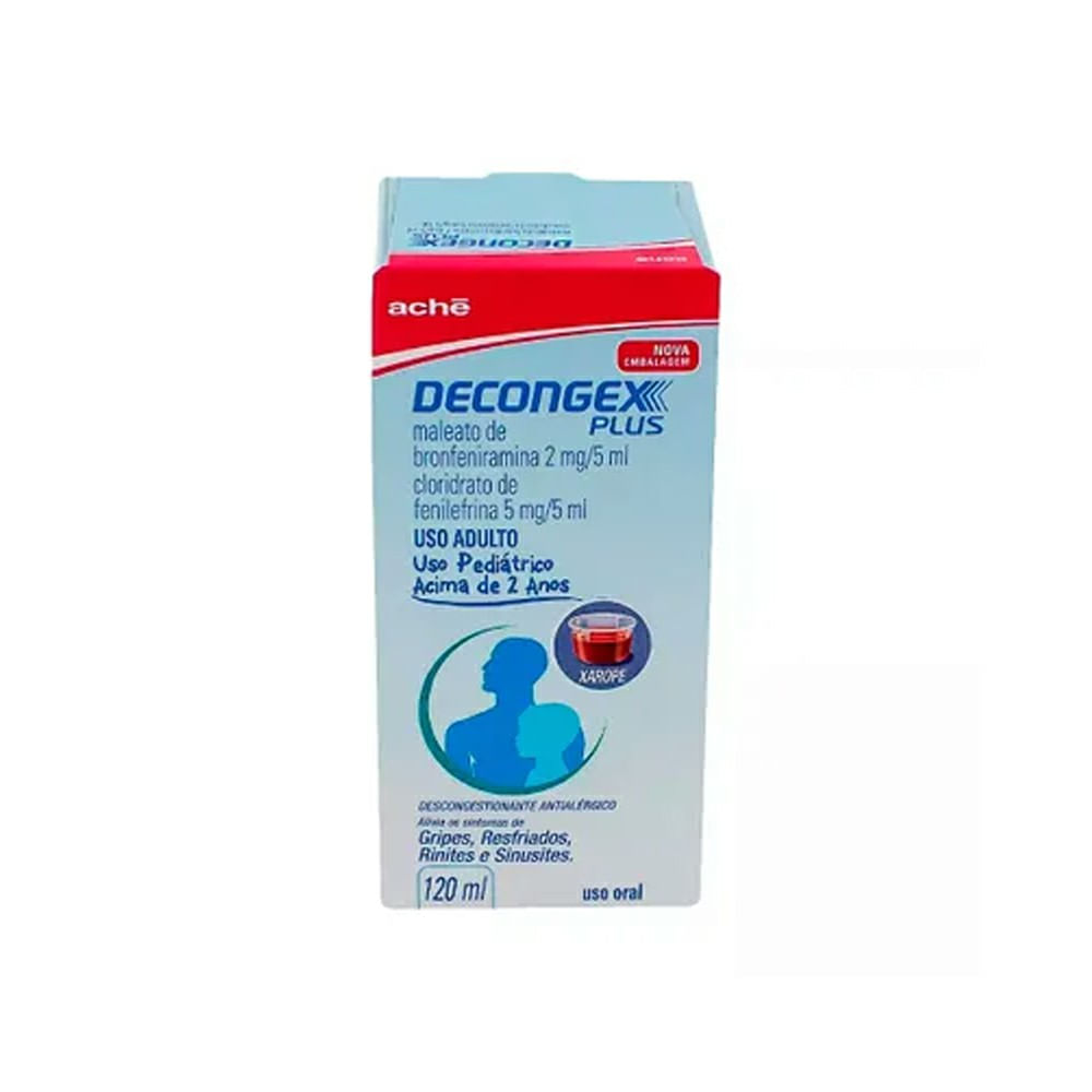 Comprar Decongex Plus 2 Mg/ml 5 Mg/ml Xarope 120 Ml