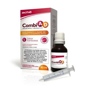 Combi AD Sabor Framboesa Solução 30ml