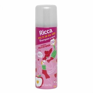 Shampoo a Seco Ricca Maçã do Amor com 50ml