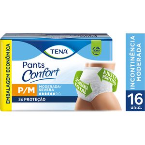 Roupa Íntima Tena Pants Confort  P/M 16 Unidades