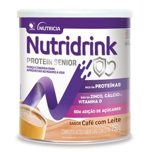 Nutridrink Protein Sênior Sabor Café com Leite Lata 750g