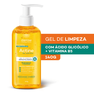 Gel de Limpeza Facial Actine Oil Control Peles Mistas a Oleosas 140g