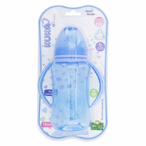 Mamadeira Kuka Aquarela Bico Ortodontico Com Alca Azul 330ml