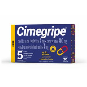 Cimegripe 20 Cápsulas