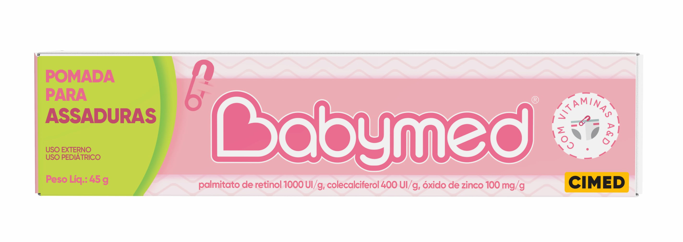 Pomada Babymed Menina 45g | Drogaria Globo - Drogaria Globo