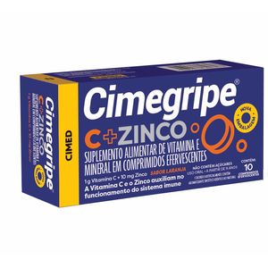 Cimegripe C + Zinco 10 Comprimidos Efervescentes