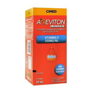Aceviton Imunidade 200mg Sabor Caramelo 20ml