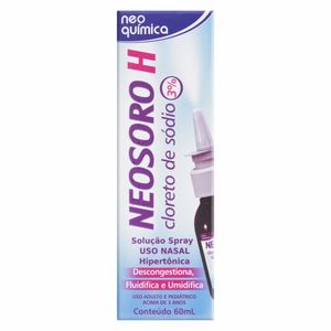 Solução Nasal Neosoro H 60ml