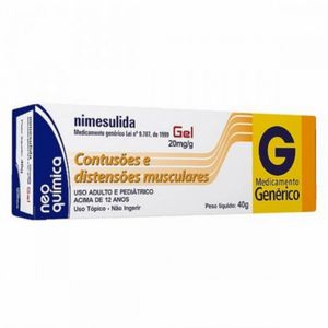 Nimesulida 20mg/g Gel Genérico Neo Química 40g