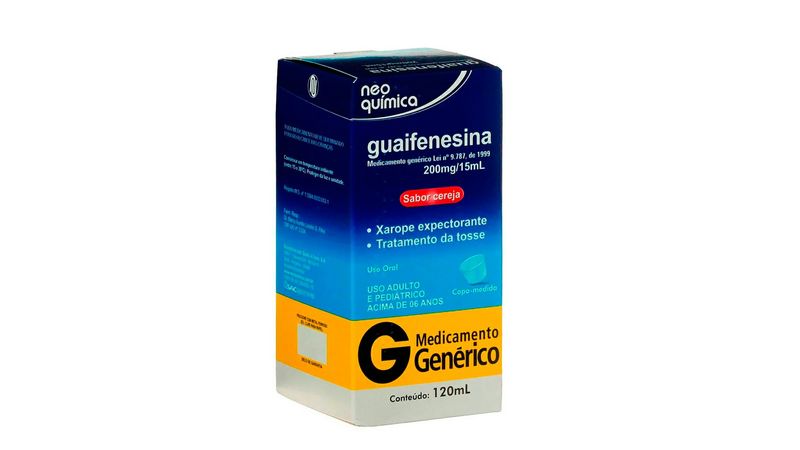 Compre Guaifenesina Xarope 13,3mg/ml 120ml (Neo Quimica) Genérico  Transpulmin