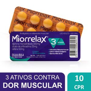 Miorrelax 10 comprimidos