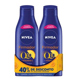Pack Hidratante Corporal Nivea Q10 400ml 40% de Desconto na 2 Unidade