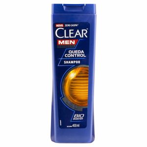 Shampoo Anticaspa Clear Men Queda Control 400ml