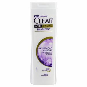 Shampoo Anticaspa Clear Women Hidratação Intensa 400ml