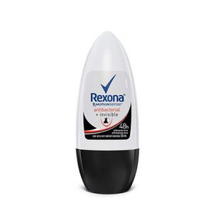 Desodorante Roll On Rexona Feminino Antibacterial Invisible 50ml