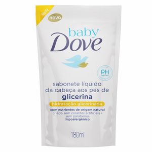 Sabonete Líquido Dove Baby Refil Hidratação Glicerinada 180Ml