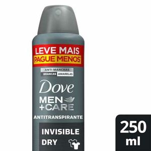 Desodorante Aerossol Dove Men Ap Invisible Dry 250ml