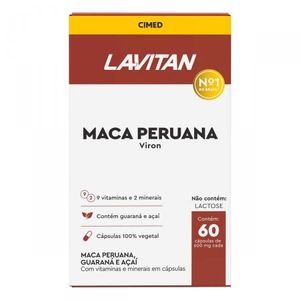 Lavitan Maca Peruana com 60cápsulas