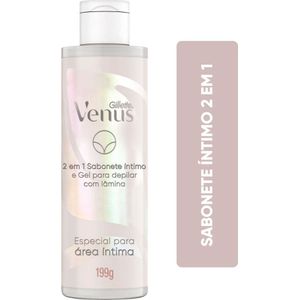 Sabonete 2 em 1 Íntimo e Gel para Depilação Gillette Venus 190ml
