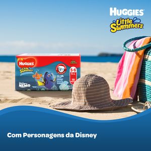 Fralda para Piscina Huggies Little Swimmers G com 10unidades