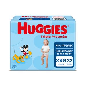 Fralda Huggies Tripla Proteção Mega Xxg 32 Unidades