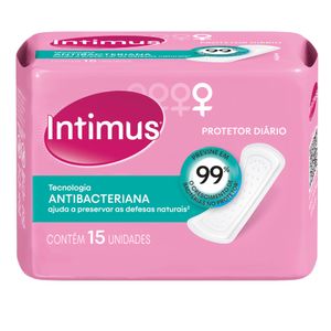 Protetor Diário Always Intimus Days Antibacteriana 15 Unidades