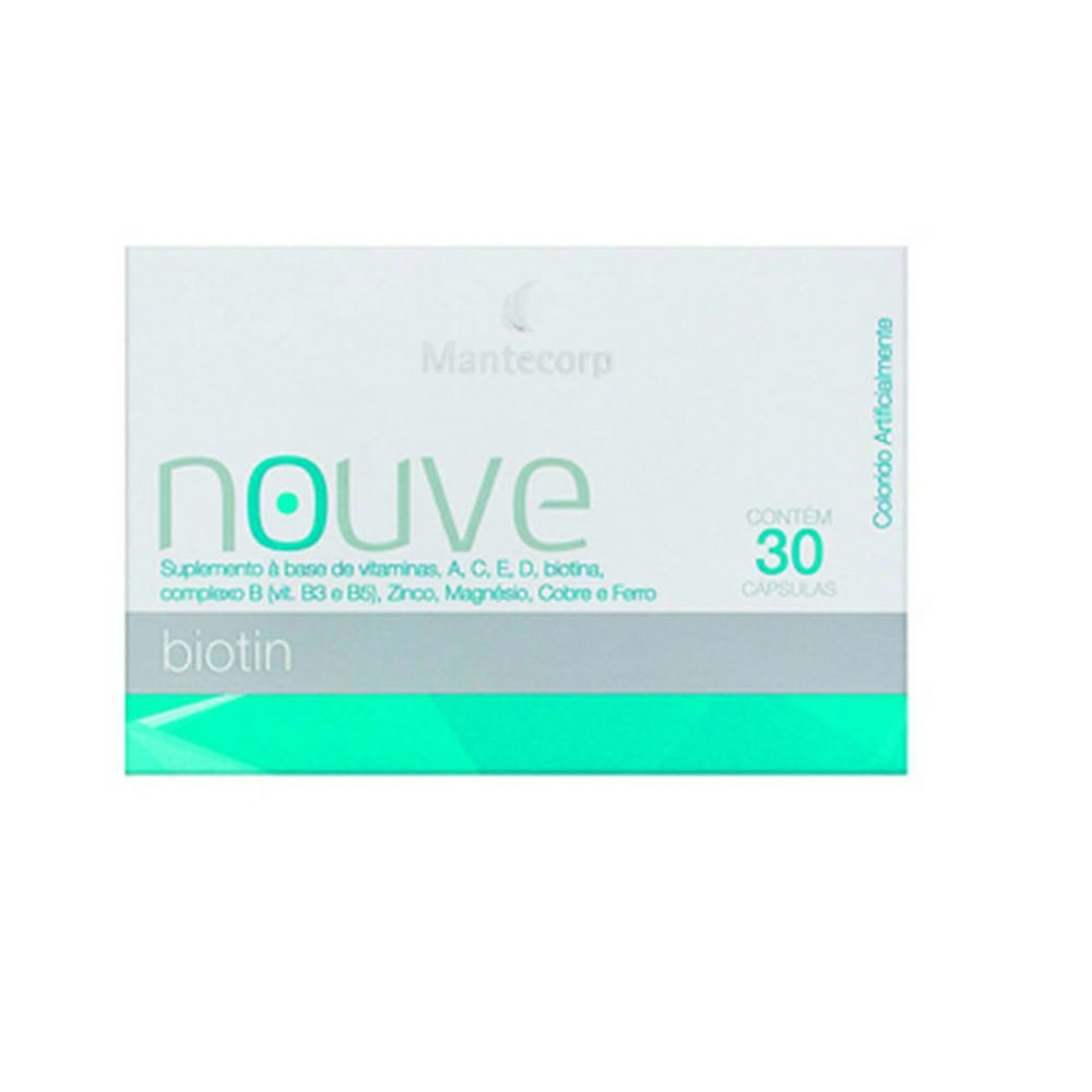 Nouve Biotin Mantecorp 30 Cápsulas