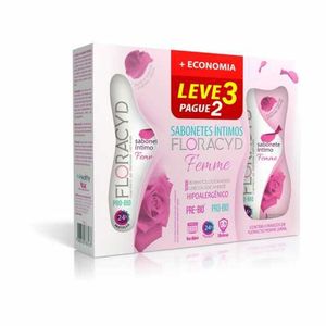 Kit Sabonete Íntimo Floracyd Femme Leve 3 Pague 2 200ml