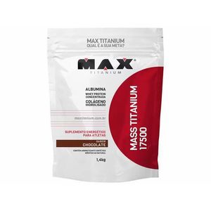 Refil Suplemento Max Titanium Mass Chocolate 1,4kg