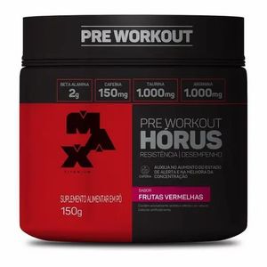 Suplemento Hórus Max Titanium Sabor Frutas Vermelhas 150g