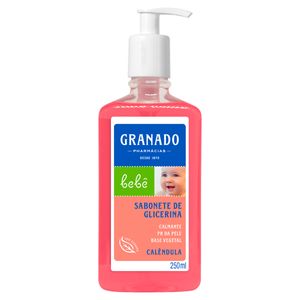 Sabonete Líquido Infantil Granado Glicerina Bebê Calêndula 250ml