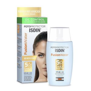 Protetor Solar Facial Isdin Fusion Water FPS60 50Ml