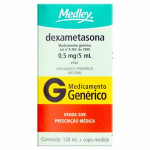 Dexametasona 0,1mg/mL Elixir Genérico Medley 120ml