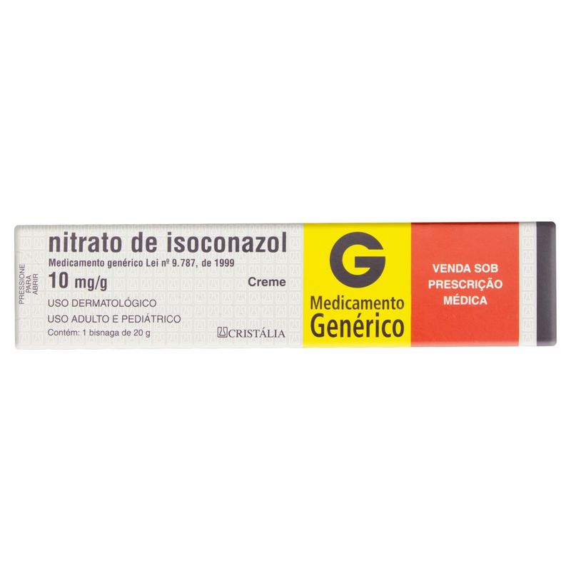 Nitrato de Isoconazol 10mg/g Creme Genérico Eurofarma 20g Drogaria Globo