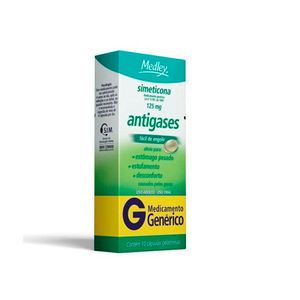Simeticona 125mg Genérico Medley 10 Cápsulas