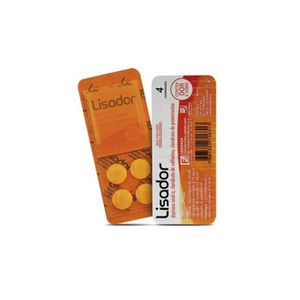 Lisador 500mg + 5mg + 10mg 4 Comprimidos