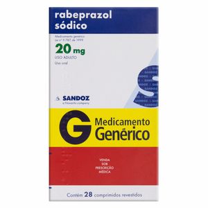 Rabeprazol Sódico 20mg Genérico Sandoz 28 Comprimidos