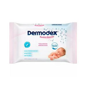 Lenço Umedecido Dermodex Recém-Nascido 48 Unidades